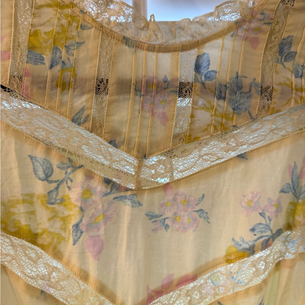 LoveShackFancy/Target Yellow Smocked Ruffled Sundress - Picture 2 of 6
